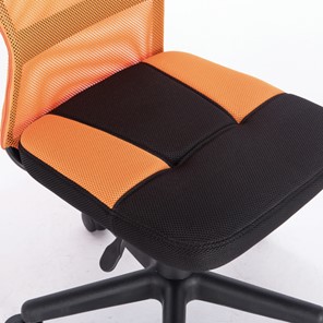 Компьютерное кресло Brabix Smart MG-313 (без подлокотников, комбинированное, черное/оранжевое) в Вологде - предосмотр 6