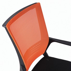 Кресло офисное Brabix Balance MG-320 (с подлокотниками, комбинированное черное/оранжевое) в Вологде - предосмотр 3