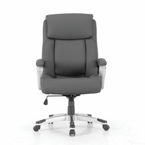 Кресло Brabix Premium Level EX-527 (пружинный блок, рециклированная кожа, серое) в Вологде - предосмотр 4