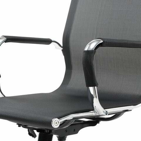 Компьютерное кресло Brabix Line EX-530 (хром, сетка, черное) 531846 в Вологде - изображение 8