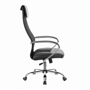 Офисное кресло Brabix Premium Stalker EX-608 CH (хром, ткань-сетка/кожзам, черное) 532091 в Вологде - предосмотр 8