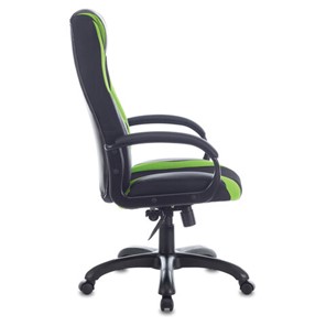 Компьютерное кресло Brabix Premium Rapid GM-102 (экокожа/ткань, черное/зеленое) в Вологде - предосмотр 1