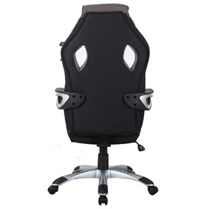 Кресло компьютерное Brabix Techno GM-002 (ткань, черное/серое, вставки белые) в Вологде - предосмотр 3