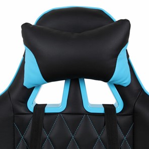 Компьютерное кресло Brabix GT Master GM-110 (две подушки, экокожа, черное/голубое) 531928 в Вологде - предосмотр 5