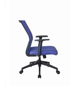 Кресло компьютерное Riva Chair 668, Цвет синий в Вологде - предосмотр 3