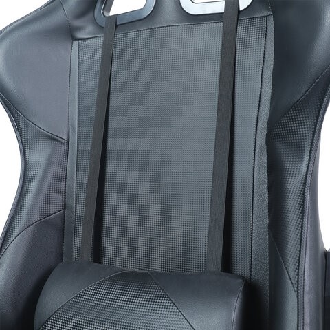 Кресло Brabix GT Carbon GM-115 (две подушки, экокожа, черное) в Вологде - изображение 6