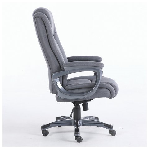 Офисное кресло Brabix Premium Solid HD-005 (ткань, серое) 531823 в Вологде - изображение 1