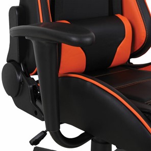 Офисное кресло Brabix GT Racer GM-100 (две подушки, экокожа, черное/оранжевое) в Вологде - предосмотр 9