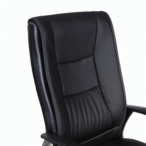 Компьютерное кресло Brabix Forward EX-570 (хром, экокожа, черное) 531837 в Вологде - изображение 6