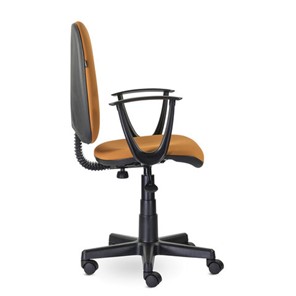 Офисное кресло Brabix Prestige Start MG-312 (эргономичная спинка, ткань, оранжевое) в Вологде - предосмотр 1