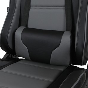Кресло компьютерное Brabix GT Racer GM-100 (две подушки, экокожа, черное/серое) 531926 в Вологде - предосмотр 7