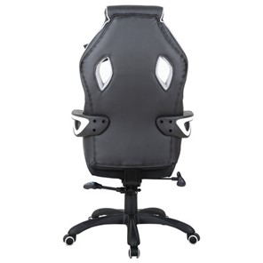 Офисное кресло Brabix Techno Pro GM-003 (экокожа, черное/серое, вставки серые) в Вологде - предосмотр 5