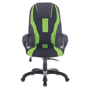 Компьютерное кресло Brabix Premium Rapid GM-102 (экокожа/ткань, черное/зеленое) в Вологде - предосмотр 3
