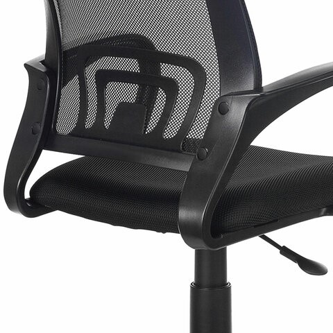 Офисное кресло Brabix Fly MG-396 (с подлокотниками, сетка, черное) в Вологде - изображение 5
