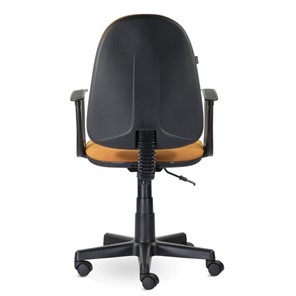 Офисное кресло Brabix Prestige Start MG-312 (эргономичная спинка, ткань, оранжевое) в Вологде - предосмотр 3