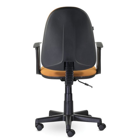 Офисное кресло Brabix Prestige Start MG-312 (эргономичная спинка, ткань, оранжевое) в Вологде - изображение 3