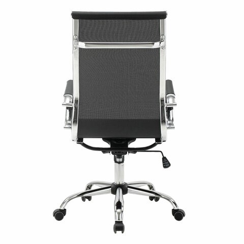 Компьютерное кресло Brabix Line EX-530 (хром, сетка, черное) 531846 в Вологде - изображение 3