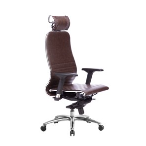 Кресло офисное Samurai K-3.04 темно-коричневый в Вологде - предосмотр 2