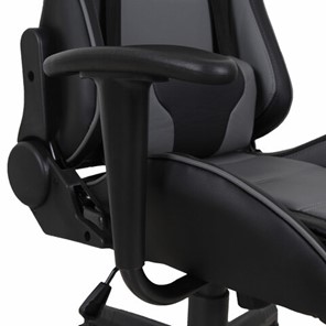 Кресло компьютерное Brabix GT Racer GM-100 (две подушки, экокожа, черное/серое) 531926 в Вологде - предосмотр 9
