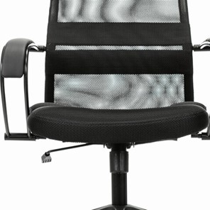 Кресло компьютерное Brabix Premium Stalker EX-608 PL (ткань-сетка/кожзам, черное) 532090 в Вологде - предосмотр 10