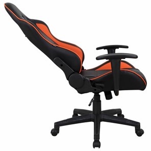 Офисное кресло Brabix GT Racer GM-100 (две подушки, экокожа, черное/оранжевое) в Вологде - предосмотр 4