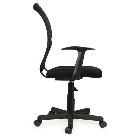 Офисное кресло Brabix Spring MG-307 (с подлокотниками, черное TW) в Вологде - изображение 1
