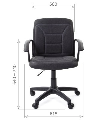 Кресло CHAIRMAN 627 ткань, цвет серый в Вологде - изображение 1