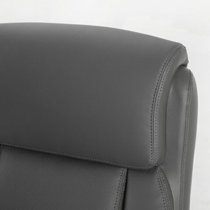 Кресло Brabix Premium Level EX-527 (пружинный блок, рециклированная кожа, серое) в Вологде - предосмотр 5