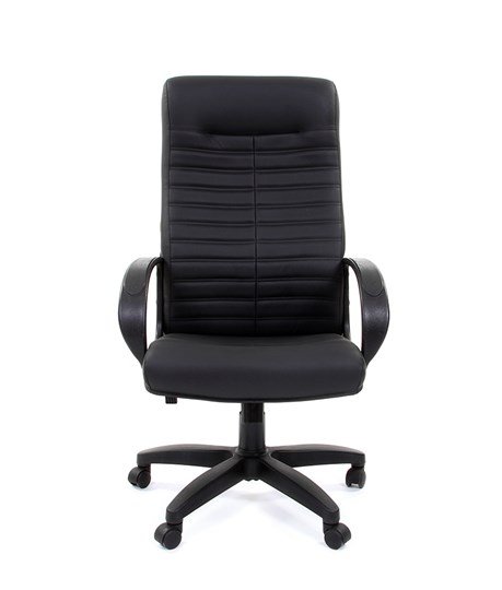 Кресло компьютерное CHAIRMAN 480 LT, экокожа, цвет черный в Вологде - изображение 1