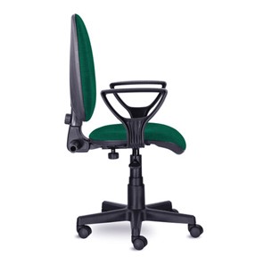 Офисное кресло Brabix Prestige Ergo MG-311 (регулируемая эргономичная спинка, ткань,черно-зеленое) в Вологде - предосмотр 1