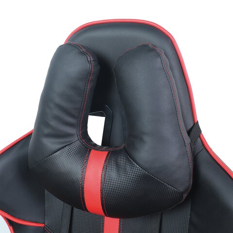 Компьютерное кресло Brabix GT Carbon GM-120 (две подушки, экокожа, черное/красное) 531931 в Вологде - изображение 5