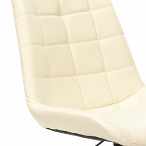 Кресло компьютерное Brabix Deco MG-316 (без подлокотников, пятилучие серебристое, экокожа, слоновая кость) 532081 в Вологде - предосмотр 4