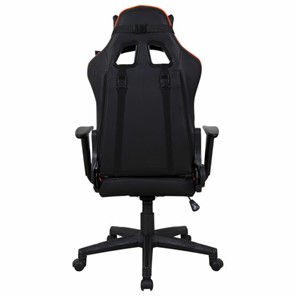 Офисное кресло Brabix GT Racer GM-100 (две подушки, экокожа, черное/оранжевое) в Вологде - предосмотр 3
