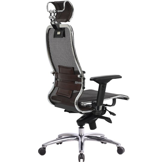 Офисное кресло Samurai S-3.04, темно-коричневый в Вологде - изображение 3