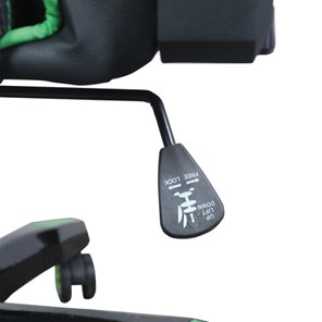 Кресло офисное Brabix GT Carbon GM-120 (две подушки, экокожа, черное/зеленое) в Вологде - предосмотр 12