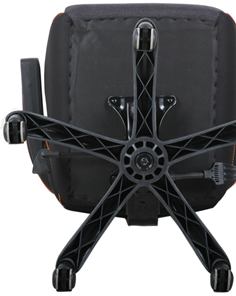 Кресло Brabix Techno Pro GM-003 (ткань, черное/серое, вставки оранжевые) в Вологде - предосмотр 5