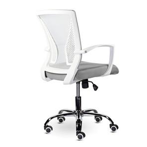 Офисное кресло Brabix Wings MG-306 (пластик белый, хром, сетка, серое) 532012 в Вологде - предосмотр 2