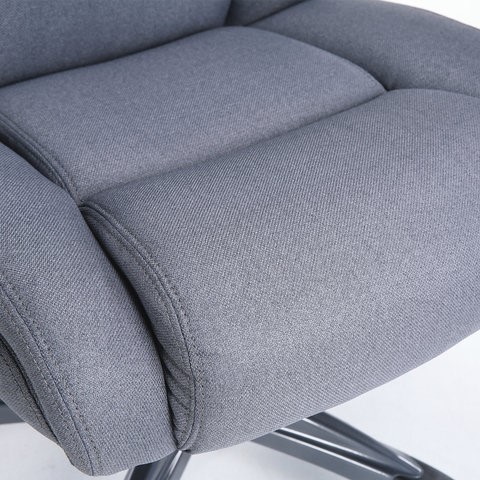 Офисное кресло Brabix Premium Solid HD-005 (ткань, серое) 531823 в Вологде - изображение 7