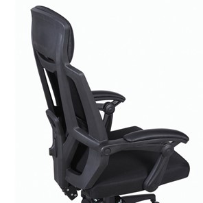 Офисное кресло Brabix Nexus ER-401 (с подлокотниками, черное) 531835 в Вологде - предосмотр 3