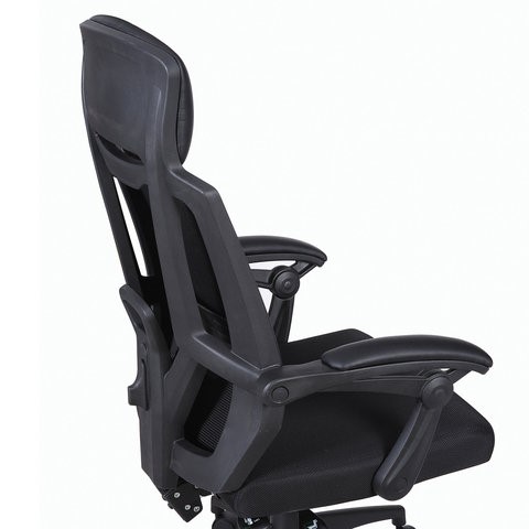 Офисное кресло Brabix Nexus ER-401 (с подлокотниками, черное) 531835 в Вологде - изображение 3
