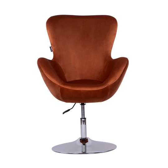 Кресло офисное Беннет-1, Микровелюр оранжевый в Вологде - изображение 1