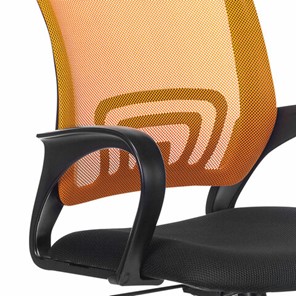 Кресло Brabix Fly MG-396 (с подлокотниками, сетка, оранжевое/черное) в Вологде - предосмотр 4