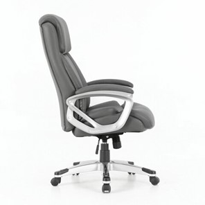 Кресло Brabix Premium Level EX-527 (пружинный блок, рециклированная кожа, серое) в Вологде - предосмотр 1