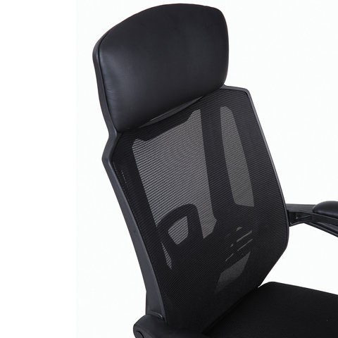 Офисное кресло Brabix Nexus ER-401 (с подлокотниками, черное) 531835 в Вологде - изображение 7