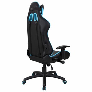 Компьютерное кресло Brabix GT Master GM-110 (две подушки, экокожа, черное/голубое) 531928 в Вологде - предосмотр 2