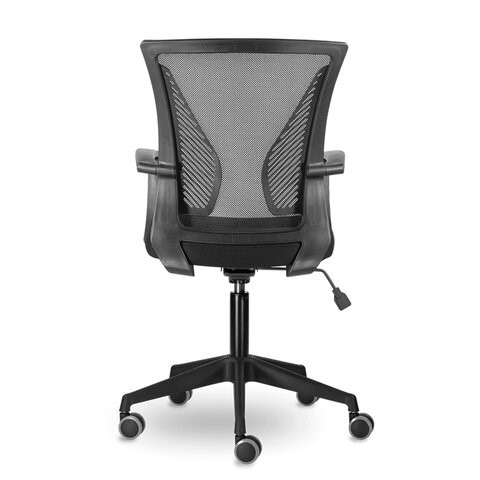 Офисное кресло Brabix Wings MG-309 (пластик черный, сетка, черное) 532015 в Вологде - изображение 3