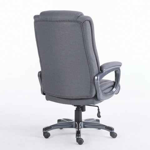Офисное кресло Brabix Premium Solid HD-005 (ткань, серое) 531823 в Вологде - изображение 3