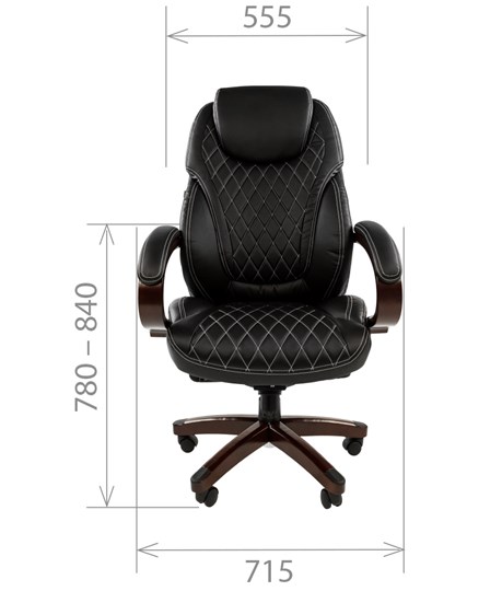 Компьютерное кресло CHAIRMAN 406, черный в Вологде - изображение 1