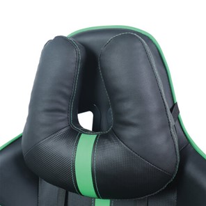 Кресло офисное Brabix GT Carbon GM-120 (две подушки, экокожа, черное/зеленое) в Вологде - предосмотр 5