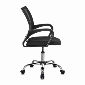 Офисное кресло Brabix Fly MG-396 (с подлокотниками, сетка, хром, черное) 532086 в Вологде - предосмотр 1